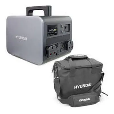 Hyundai HPS-300 Portable Power Station & Protective Carry/Shoulder Bag & 60W Portable & Foldable