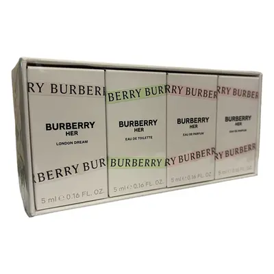 Burberry Her Miniature Perfume Collection 4x 5ml