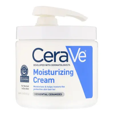 CeraVe MOISTURIZING CREAM WITH PUMP FOR NORMAL TO DRY SKIN OZ 453g