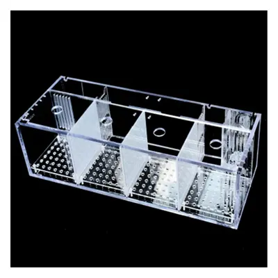 (4) Acrylic Aquarium Baby Betta Hang Fish Tank Guppy Breeding Rearing Hatchery Box