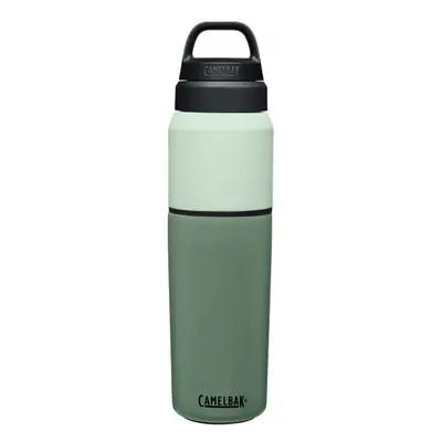 thermos flask MultiBev stainless steel green 0,65/0,5 5-piece