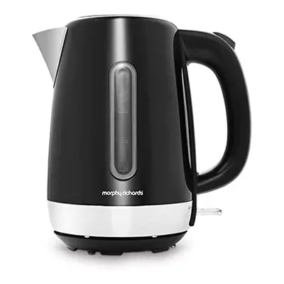 Equip Black Jug Kettle - 1.7L - Rapid Boil - Limescale Filter