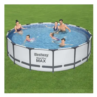 Bestway 15ft x 42in Steel Pro MAX Frame Pool Set