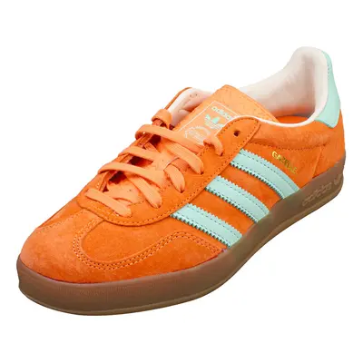 (4) adidas Gazelle Indoor Mens Fashion Trainers in Orange Mint