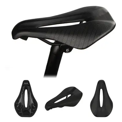 Bicycle Saddle Carbon fiber+Leather Breathable Comfort Lightweight