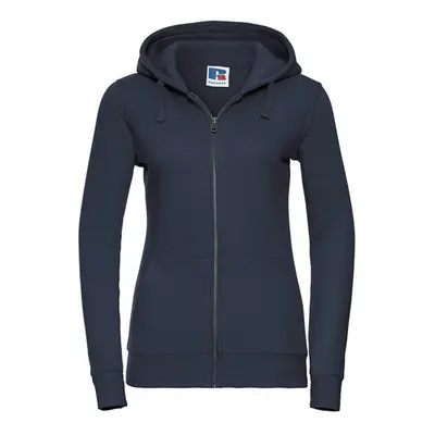 (XS, French Navy) Russell Womens/Ladies Authentic Full Zip Hoodie