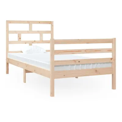 (brown, x cm) vidaXL Bed Frame Bed Base Bedstead Bedroom Mattress Foundation Solid Wood Pine