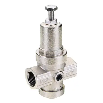 1/2" Brass High Precision Water Pressure Reducing Relief Valve Adjustable Nickel Plating DN15 PN