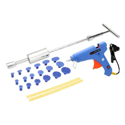 Paintless Car Dent Repair Tool Kit Slide Hammer Puller Tabs Hot Melt Glue Gun with Sticks