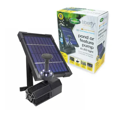 Blagdon Liberty Solar Powered Battery Pond Pump and LED Lights