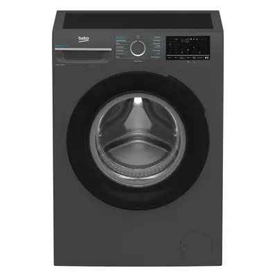 Beko EnergySpin BM3WT4841IA 8kg Washing Machine with rpm - Anthracite - A Rated