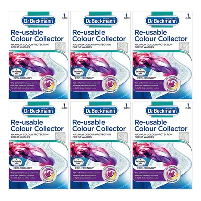 6 x Dr Beckmann Re-usable Colour & Dirt Collector Cloth Eco-Friendly