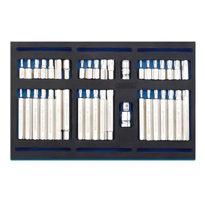 Screwdriver Insert Bit Set in 1/4 Drawer EVA Insert Tray (40 Piece)