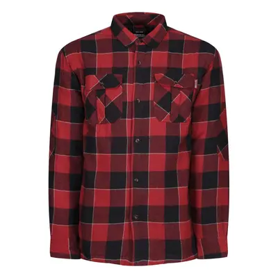 (S, Red) Regatta Mens Shelford Checked Padded Shirt