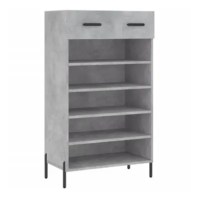 (concrete grey) vidaXL Shoe Cabinet Shoe Cupboard Shoe Rack Concrete Grey Engineered Wood