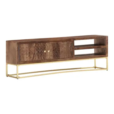 vidaXL Solid Mango Wood TV Cabinet Bedroom Living Room Sideboard Lowboard