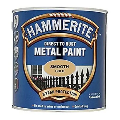 5092830 Direct to Rust Metal Paint Smooth Gold Finish 750ML