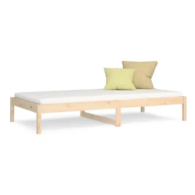 (brown, x cm) vidaXL Day Bed Guest Sofa Occasional Sofa Bed Daybed Couch Solid Wood Pine