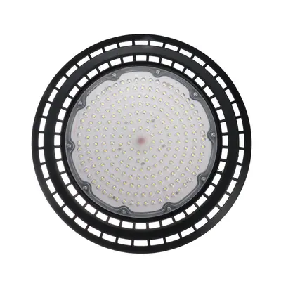 (220LED) 55/110/165/220LED 6000K White Light UFO High Bay Indoor/Outdoor IP65 Factory Warehouse