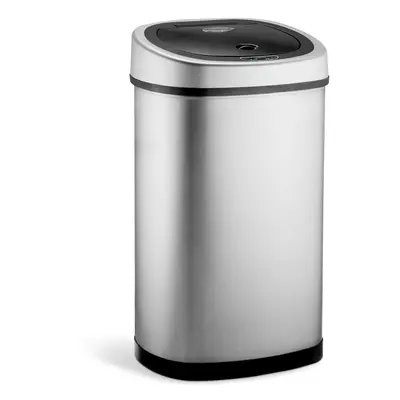 NETTA 50L Stainless Steel Sensor Bin - Silver