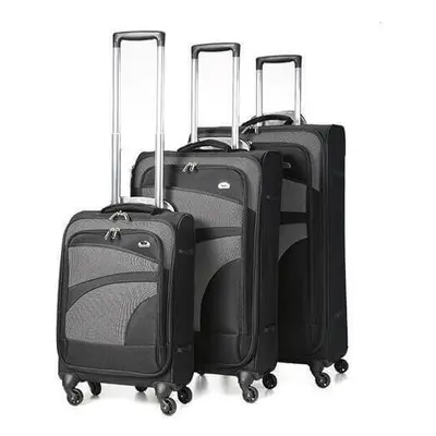 Aerolite Super Lightweight Wheel Spinner Suitcase Travel Trolley Piece Luggage Set, 21" Cabin + 