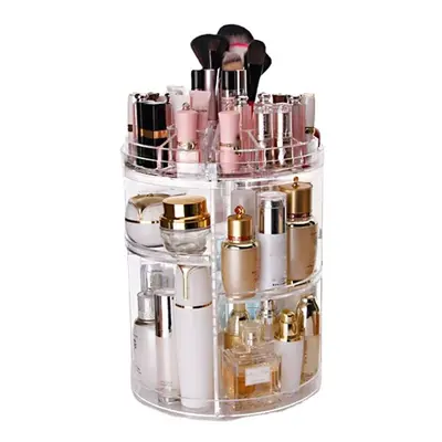 Acrylic Cosmetic Makeup Jewelry Rotating Storage