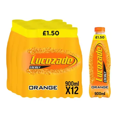 Lucozade Energy Drink Orange 900ml (Pack of 12)