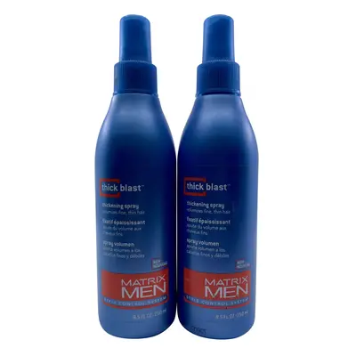 Matrix Men Thickening Spray Fine & Thin Hair 8.5 OZ Set of