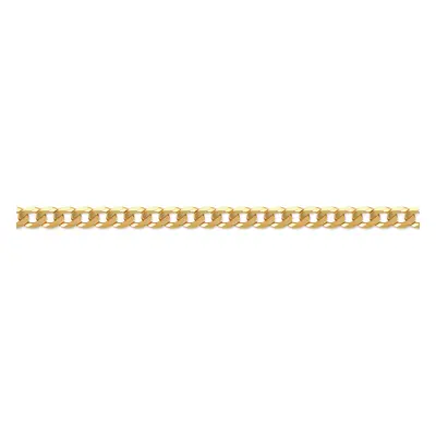 (24) Jewelco London Gold Colour Sterling Silver Pendant Curb Link Chain Necklace