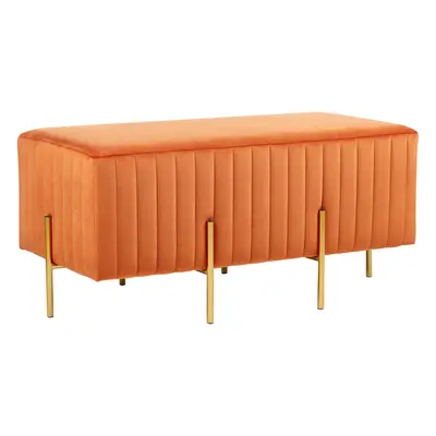 Bench DAYTON Orange Velvet