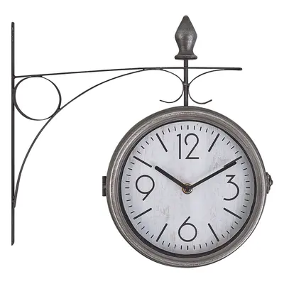 Wall Clock ROMONT cm Metal Silver