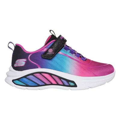 (3 (Adults')) Rainbow Cruisers | Black/Multi | Children's Brightly Coloured Flashing Lights Trai