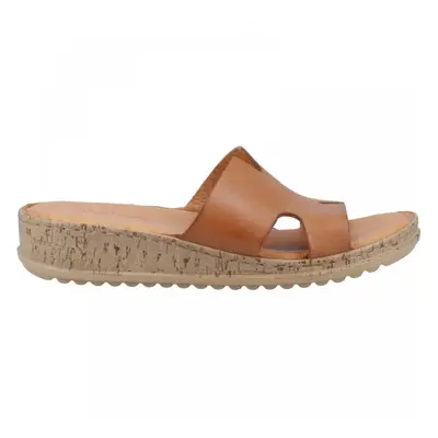 (8 (Adults')) Eloise | Tan | Womens Mule Sandals