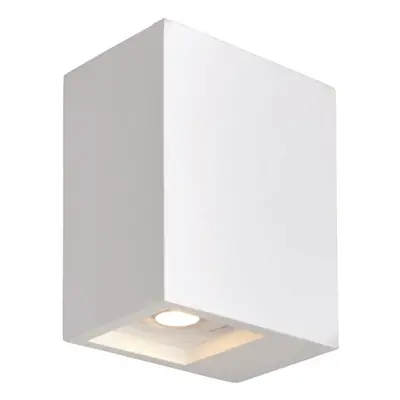 Wall Light White Plaster x 3.4W LED Bulb Included Living Room e10810