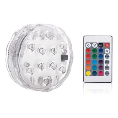 (1 controller Lamp) Colorful Remote Control Diving Light Waterproof Underwater Knob Light Aquari