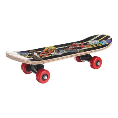 (F) 17inch 7-layer Children Skateboard Chinese Maple Decoration Boards Light Wooden Double Rocke