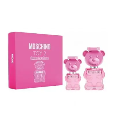 Moschino Toy Bubble Gum Pcs Set: 3.4 Eau De Toilette Spray + Oz Eau De Toilette Spray (Hard)