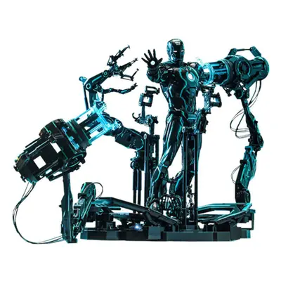 Iron Man Neon Tech with Suit-up Gantry 1:6 Scale Figure