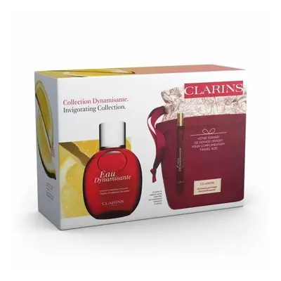 Clarins Eau Dynamisante Pcs Set: 3.4 Spray + 0.33 Spray + Bag