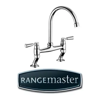 Rangemaster TBL3BF/BF Belfast Bridge Mixer TAP Brush Finish Kitchen