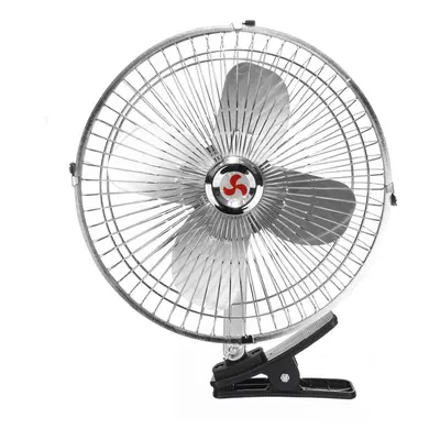 (10inch) In 12V Car Clip-on Fan Mini Speed Cooler Low Noise Car Air Conditioner Desk Fan