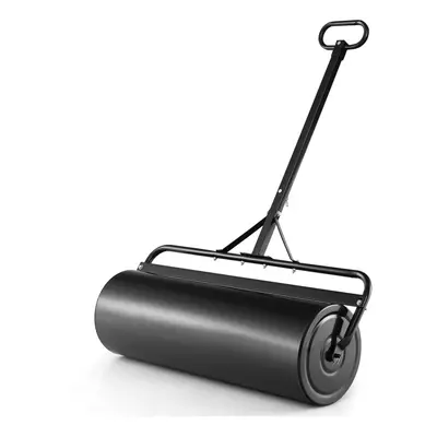 Metal Garden Lawn Roller 63L Water Sand Filled Grass Roller Tow Behind