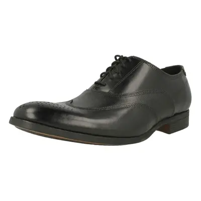 (UK 7, Black) Mens Clarks Formal Lace Up Brogues Gilmore Wing - G Fit