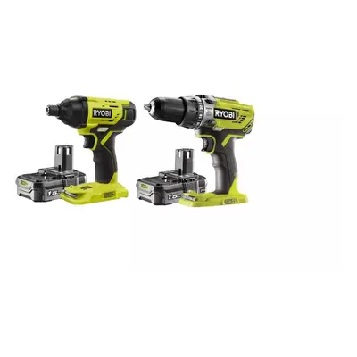 Ryobi R18PDID2-215S 18V ONE+ Cordless Drilling & Driving Starter Kit