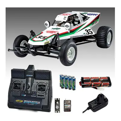 TAMIYA Grasshopper Buggy RC Car Deal Bundle. Radio, Battery & Charger