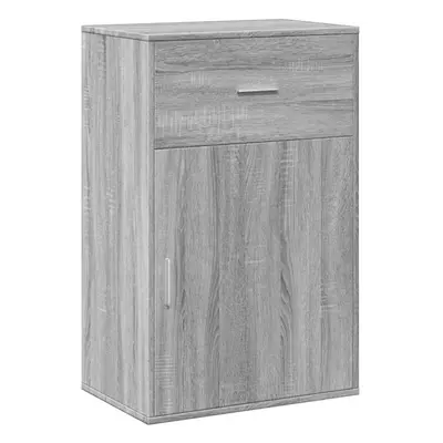 (grey sonoma) vidaXL Storage Cabinet Side Cabinet Sideboard Storage Cupboard Engineered Wood