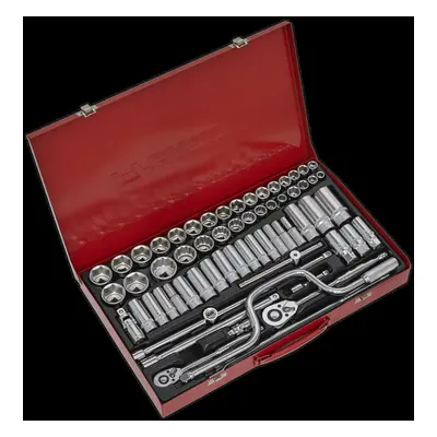 Socket Set 64pc 3/8" & 1/2"Sq Drive 6pt WallDrive® - Metric/Imperial