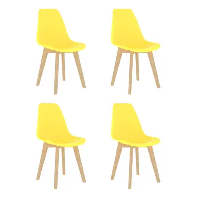 (yellow, pcs) vidaXL Dining Chairs Dinner Room Seat Resturant Kitchen Chair Dinner Chair