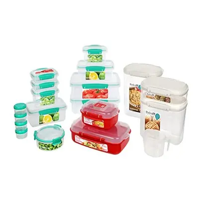 New Home Kitchen Storage & Organisation Gift Pack | Containers | Lunch Boxes, Meal Prep Containe