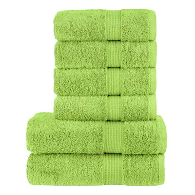 (apple green) vidaXL Premium Towel Set Piece Absorbent Shower Towel Bath Towels gsm